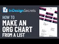 InDesign How-To: Build an Org Chart From a List (Video Tutorial)