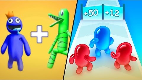 Merge Rainbow 3d Run | Join Blob Clash 3d / All Level Gameplay: Android,OSi