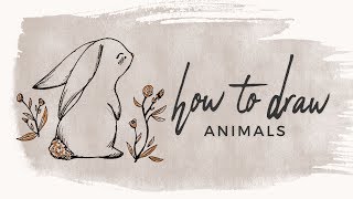 How to Draw Animals | Doodle with me!