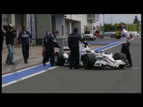 Corser testing BMW F1 Sabuer vs Heidfeld testing S...