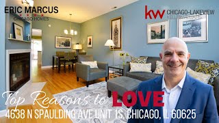 Top Reasons to LOVE 4638 N SPAULDING Ave Unit 1S, CHICAGO, IL 60625