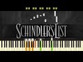Theme from schindlers list piano  john williams