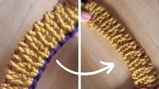 Montage tubulaire avec fil provisoire (FACILE pou joindre en rond!)  Tutoriel Tricot