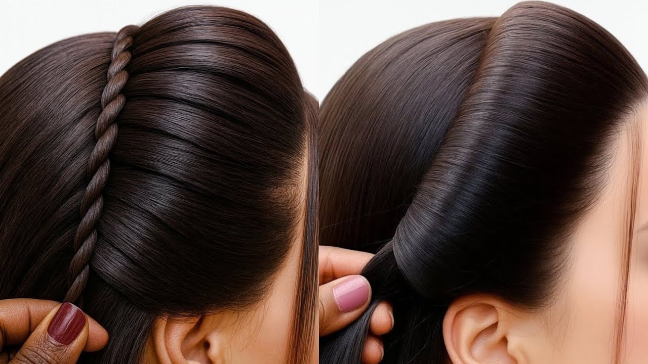 Very Easy Hairstyle | Stylish Hairstyle | New Hairstyle For Girls | Hairstyle For Party | Hairstyle
