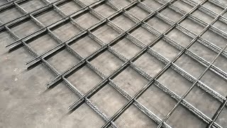 3-8mm Construction ribbed wire mesh panel welding machine