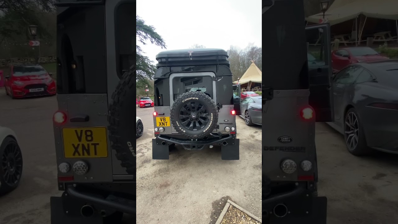Corvette V8 LS3 Swapped Land Rover Defender With Brutal Sounding Exhaust Note 