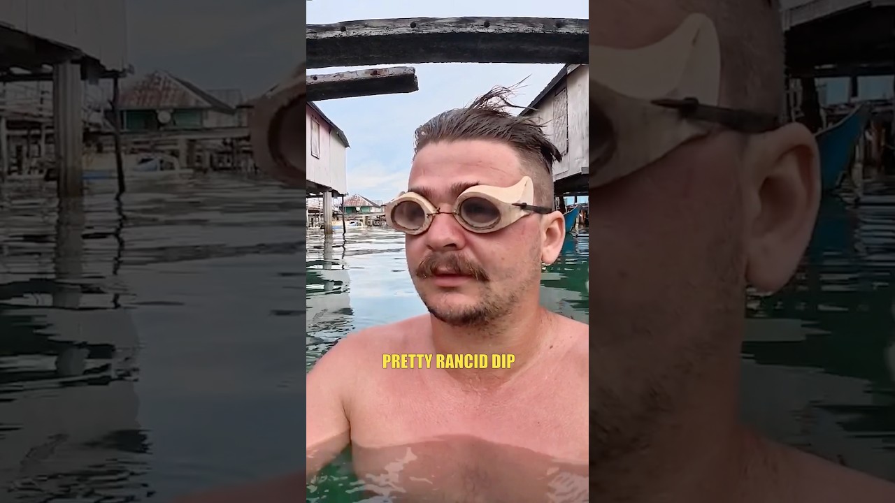 Testing Homemade goggles made out of wood