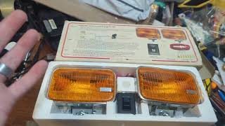 $5 yard sale find turns into $170 vintage Kmart fog lights what sold on eBay?