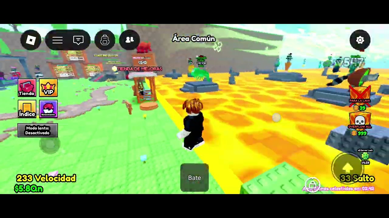 JUGANDO  SOBREVIVE ALA LAVA🌋POR BRAINROTS🐘