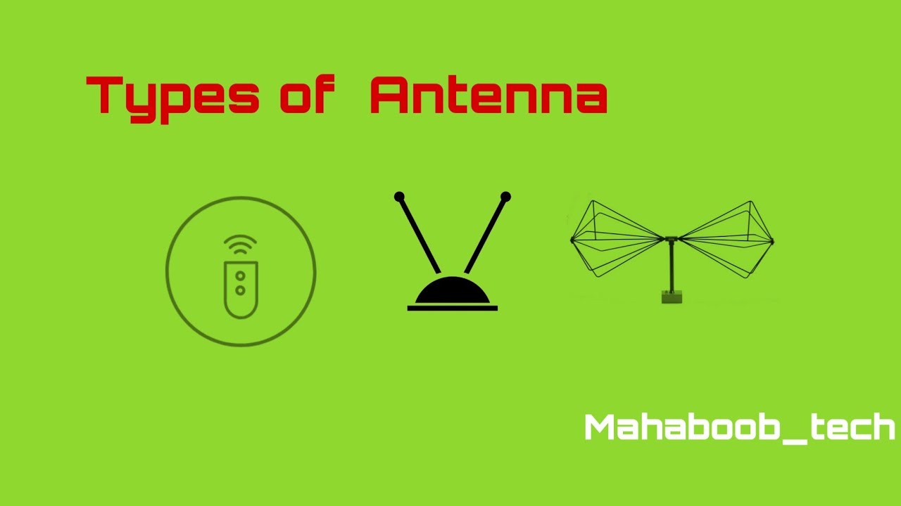 Types of antenna in telugu part 2 video YouTube