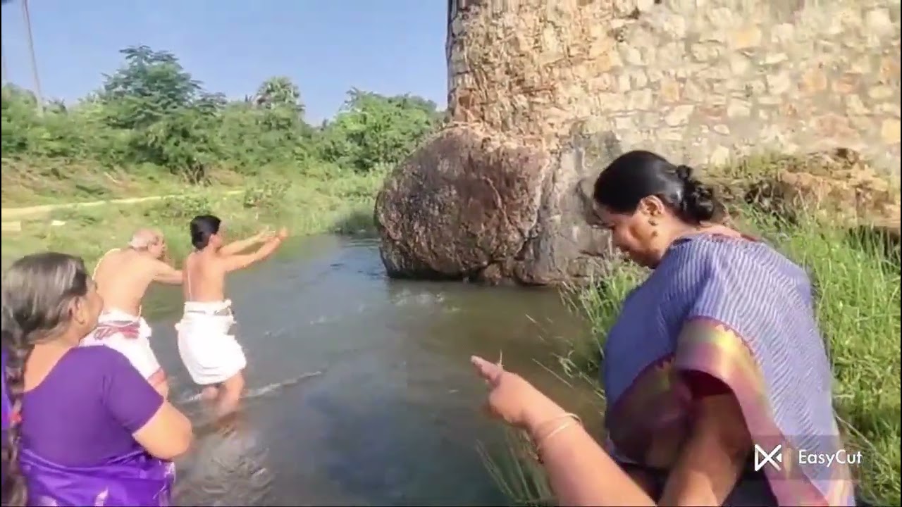 The rock on which Ramanujar did penance 