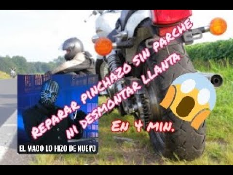 ▷ Como reparar un pinchazo en moto ▷ Espuma, parche y opciones