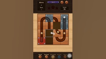 Roll the Ball slide puzzle Star C Pack Level 51 Solution