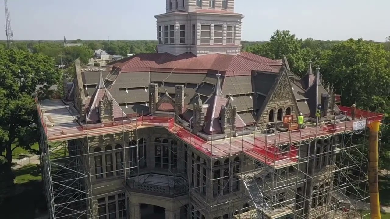 Edgar County Courthouse During Renovation