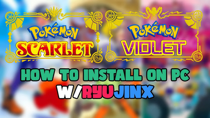 CORREÇÃO PARA POKÉMON SCARLET e VIOLET NO RYUJINX! E O YUZU