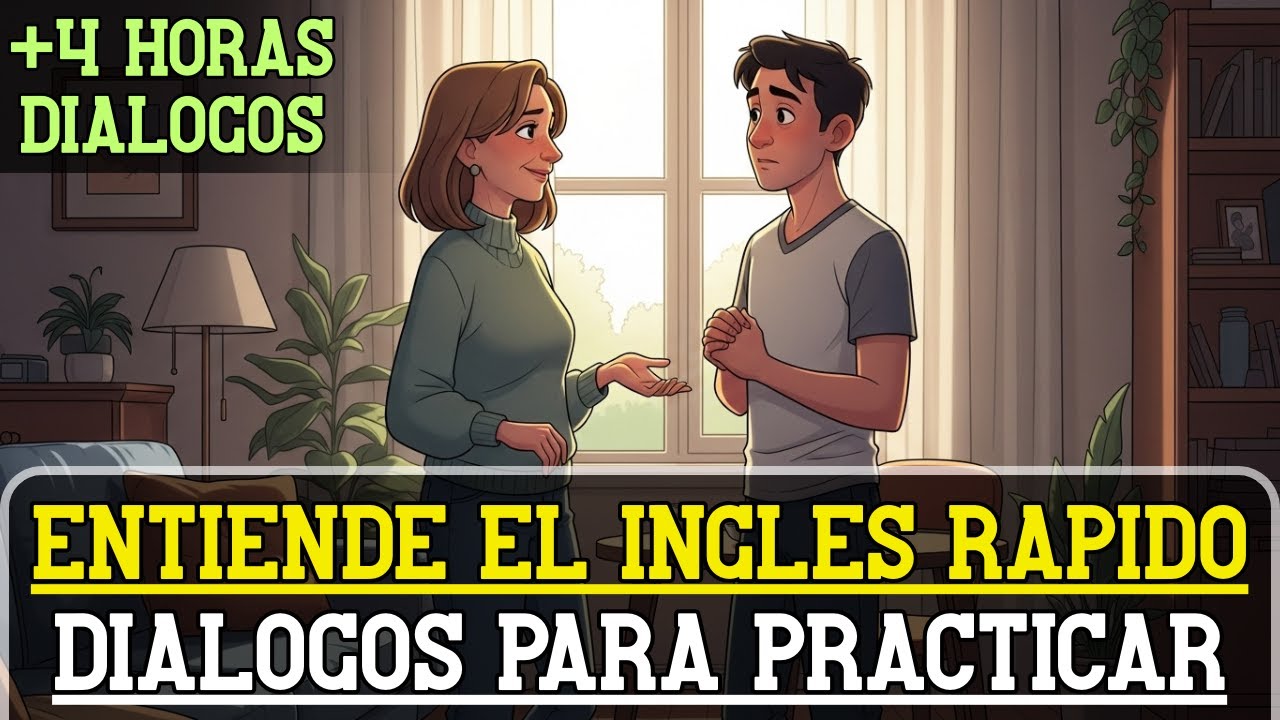 Aprende Inglés con Diálogos Reales de la Vida Cotidiana 🚀 | Recopilación de Clases +4 horas