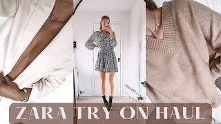 TRY ON HAUL | ZARA TRY ON HAUL | ZARA AUTUMN WINTER | A/W 22 | Everyday | Occasionwear | Lounge wear