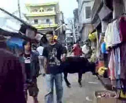 a market in Mcleodganj, himachal pradesh, india...Mcleodganj is a place full of tibetans, monks and foreigners...great place