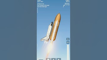 Space Shuttle rocket launch in Spaceflight Simulator #spaceflightsimulator #spaceshuttle