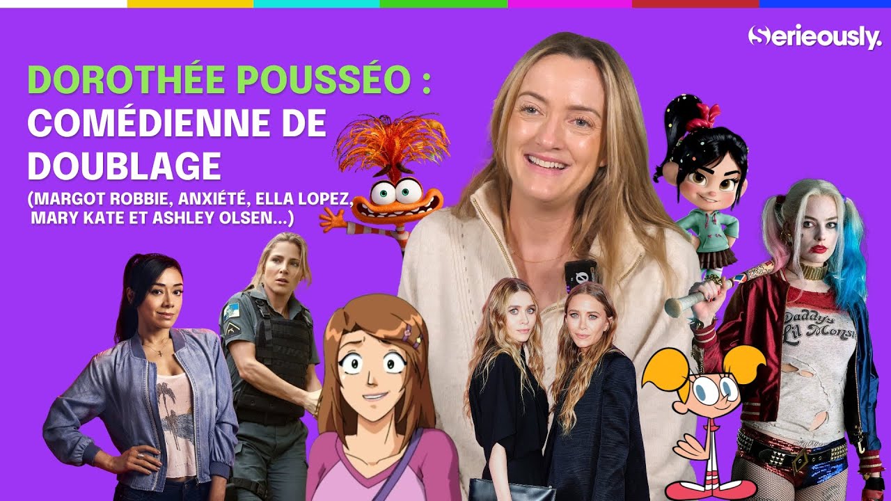 Dorothée Pousséo la voix française de Margot Robbie est plein d'autres