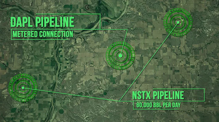 Northstar Midstream 3D Map Animation | Oil and Gas Drilling Animation | 3D Industrial Animation
