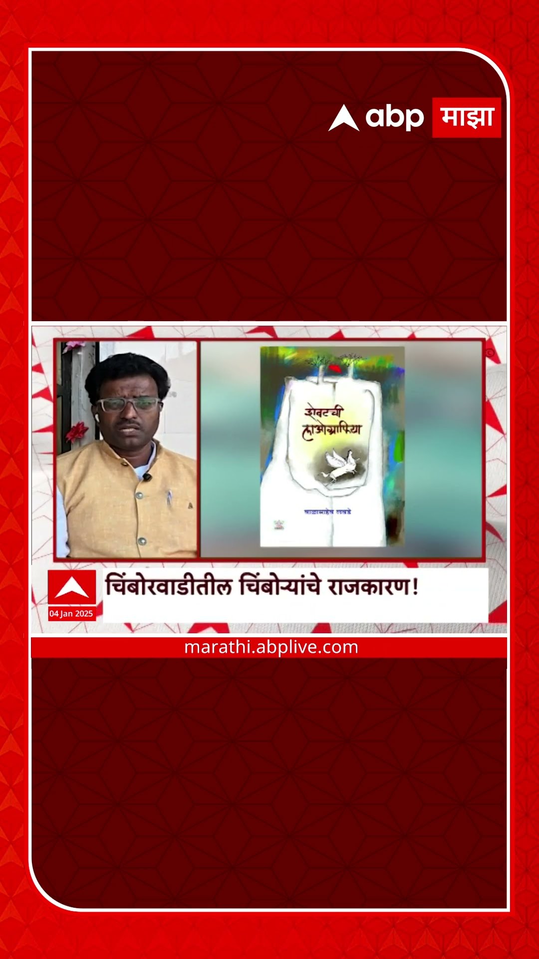 Anandache Paan : बाळासाहेब लबडे यांच्या कादंबरींवर खास गप्पा ABP MAJHA