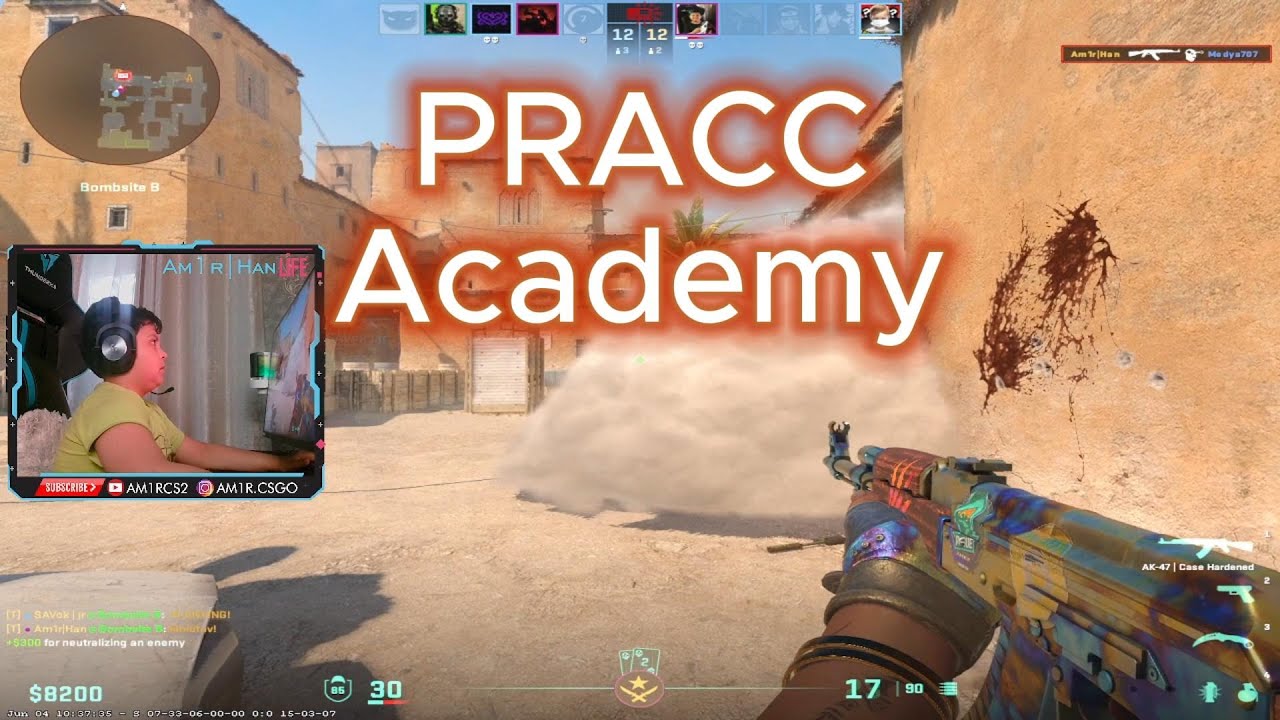 Pracc Academy - Dust2 07.06.2024 | 8 YEARS OLD | Am1r | PRO PLAYER 