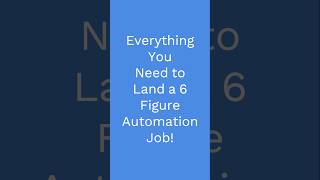 Get an Automation Engineering Job