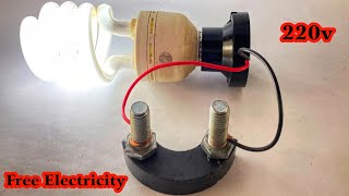 Wow Electric Free Energy Generator 100% Using Bolt