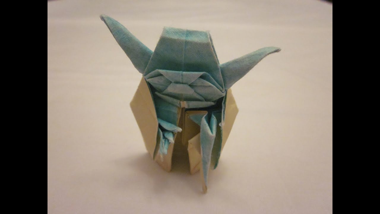 Origami Jedi Master Yoda (Fumaiki Kawahata) YouTube