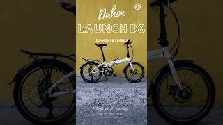 Xe đạp gấp Dahon Launch D8 (Bản Châu Âu) - 20 inch - 8 tốc độ - thắng đĩa. Dahon folding bike