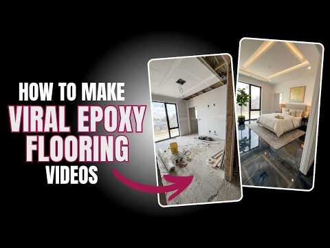 Create Viral Epoxy Flooring Videos Using AI (Step-by-Step)