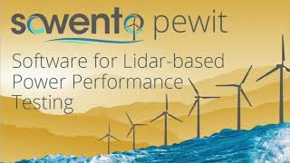 sowento pewit - A Software Solution for Wind Lidar Technology