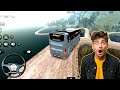 OMG Bus Driving On Dengerous Mountain Road | Bus Simulator Indonesia New Map Mod Driving