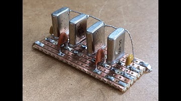 Homebrew 80m/20m SSB Rig Part  2 - Crystal Filter