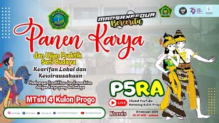 Panen Karya dan Ujian Praktik Seni Budaya Kearifan Lokal dan Kewirausahaan MTs N 4 Kulon Progo