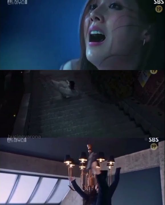 #thepenthouse penthouse -  Scene of oh yoon hee's family falls and dies
