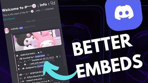 Setup Discord Message Embed! (2024) Webhook Integration