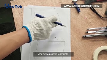 ACCTEK Classroom Teaching 7 how to test and adjust the diagonal of cnc router