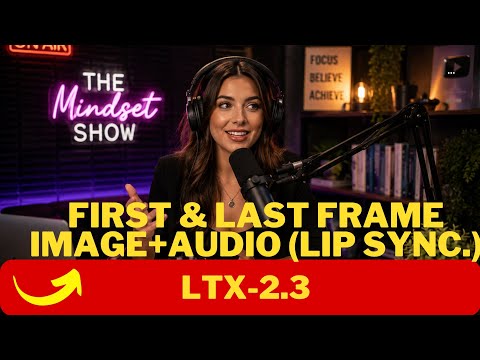 LTX 2.3 ComfyUI Tutorial: First & Last Frame to Video | Image + Audio to Video(Talking Avatar)