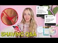 SKINCARE Q + A! Tips for Shaving Bikini Area, Ingrown Hairs, and Skin Routine for Stretch Marks! ✨🛁