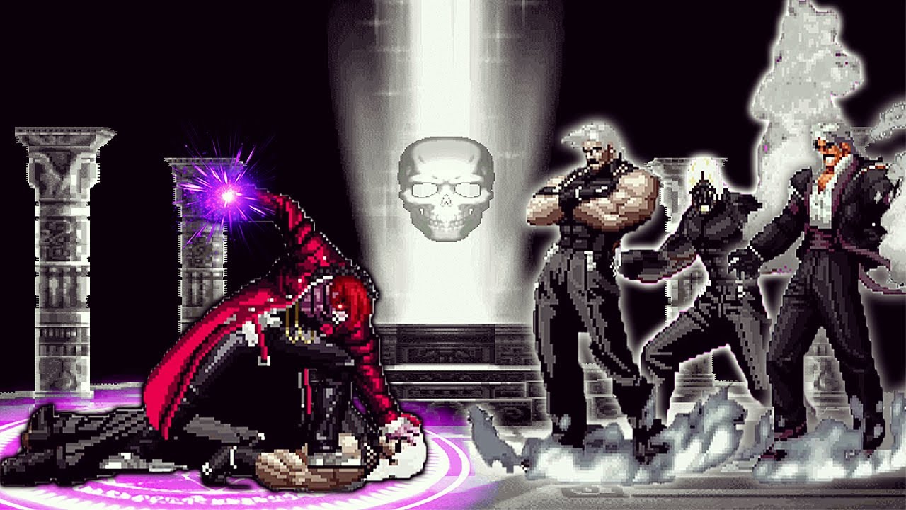 [KOF Mugen] Orochi Iori XIV Vs New Final Rugal Team - YouTube