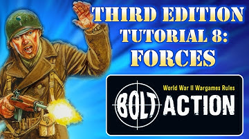 Bolt Action Derde Editie Tutorial 8: Krachten | Cinematisch Tafelblad