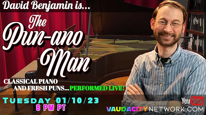 The Pun-ano Man | LIVE PIANO w/ David Benjamin