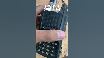 Cara Mengatur SQL Ht Icom V80|menghilangkan Noise