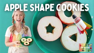 Apple Snack For Kids! Learn Shapes and The 5 Senses! Educational Videos For Kids- Preschool Learning