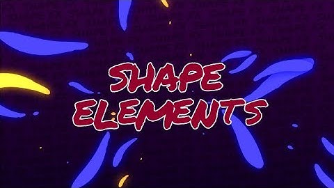 Shape Elements Final Cut Pro Templates
