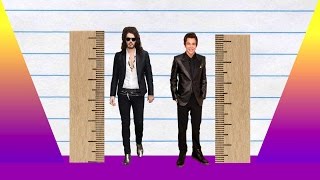 How Much Taller? - Russell Brand vs Austin Mahone!