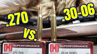 .270 win vs .30-06 sprfld Hornady Superformance GMX