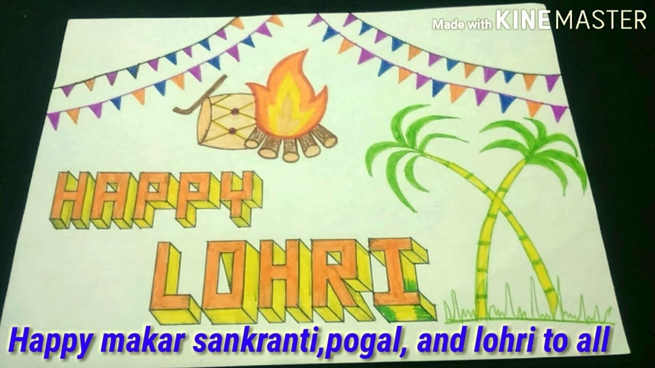 Featured image of post Lohri Scene Drawing Easy - You can easily draw this lohri festival drawing scene on your own if you watch the complete video.